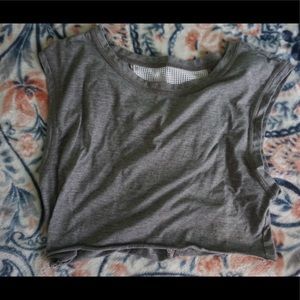 Grey Crop Tank